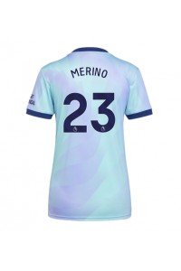 Arsenal Mikel Merino #23 Voetbaltruitje 3e tenue Dames 2024-25 Korte Mouw